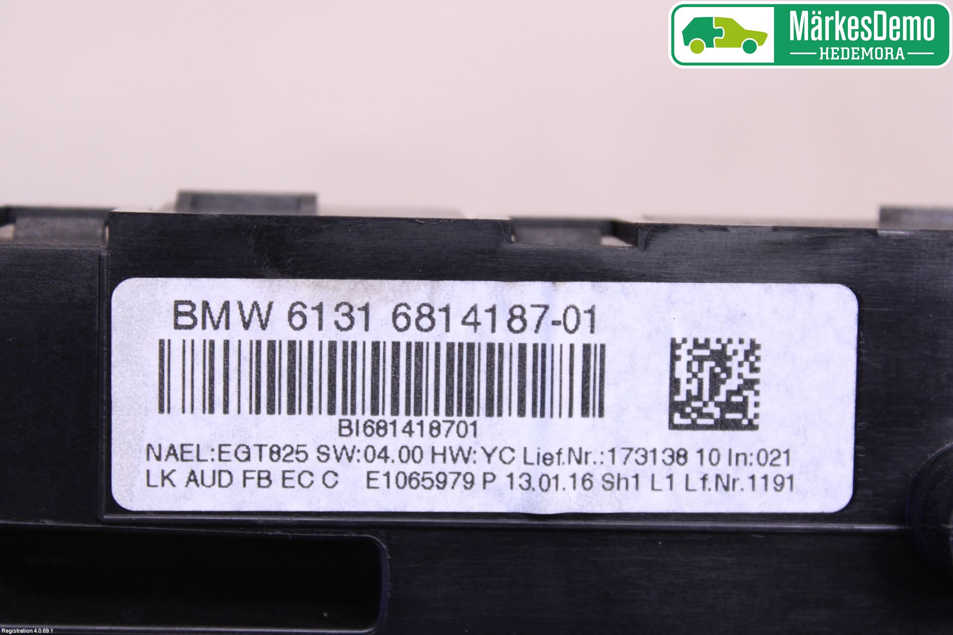BMW 3 F30/F31/F80 12-19 Stereo Radio Med Cd