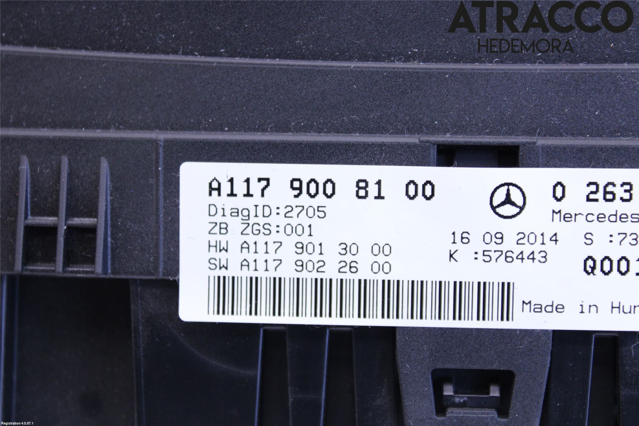 Mercedes-Benz MB CLA-KLASS (C117/X117) 13-19 Instr Kombinert