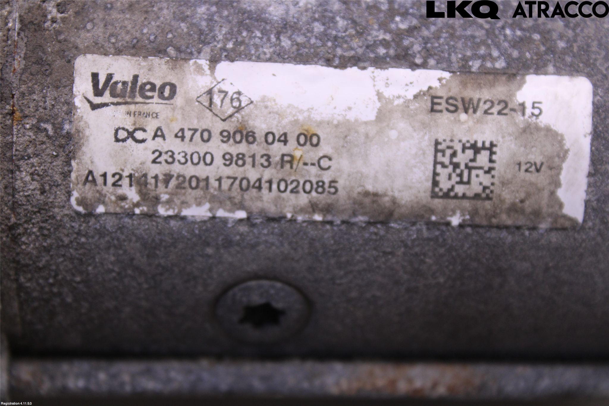 Nissan NV400 12-24 Startmotor Diesel