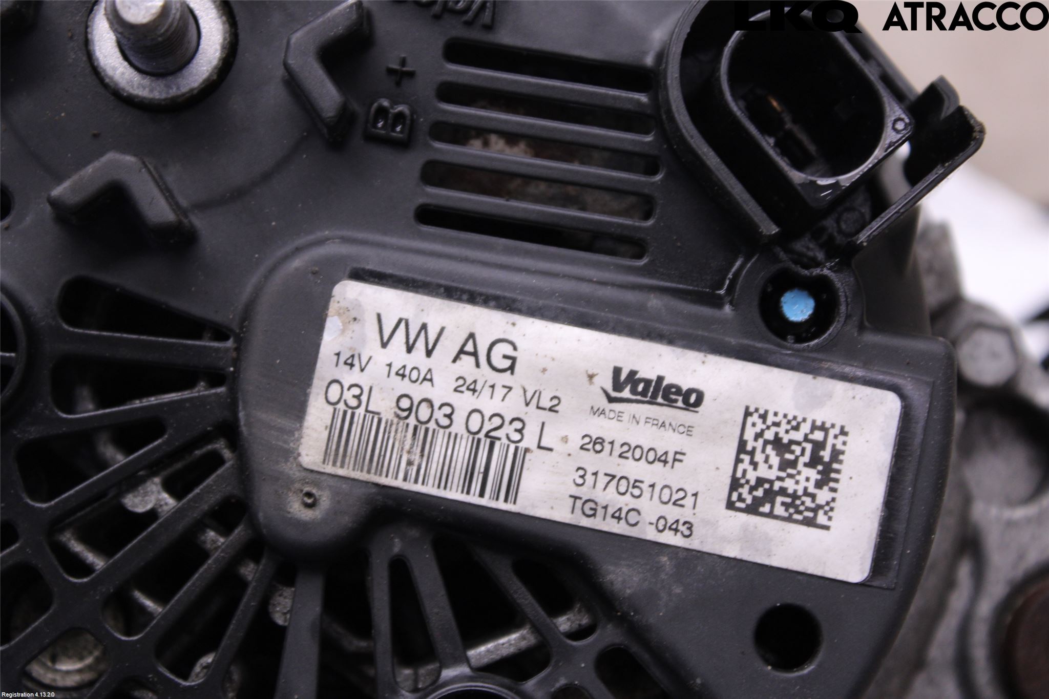 Volkswagen VW CADDY 16-20 Dynamo