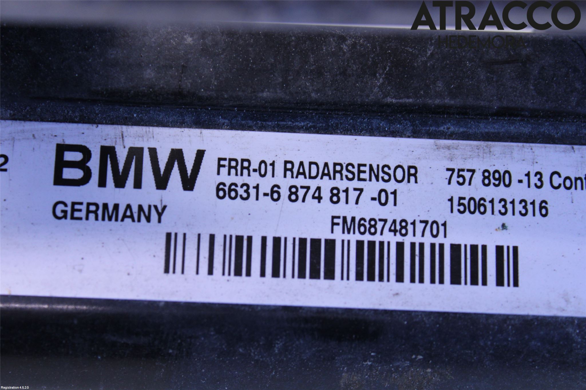 BMW 5 F10/F11/F18 09-17 Sensor Kollisjonsbeskyttelse