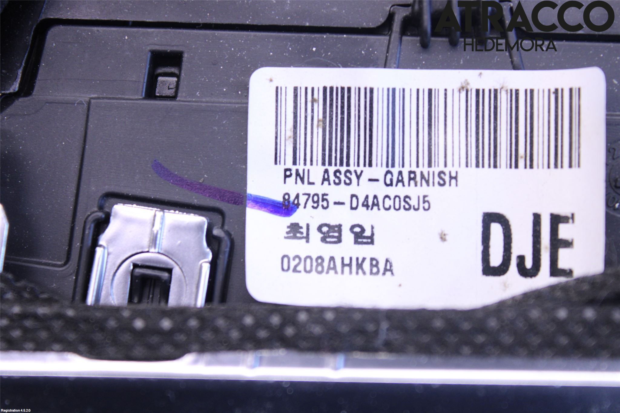 Kia OPTIMA 16-20 Dashbord Kanal - Dyse