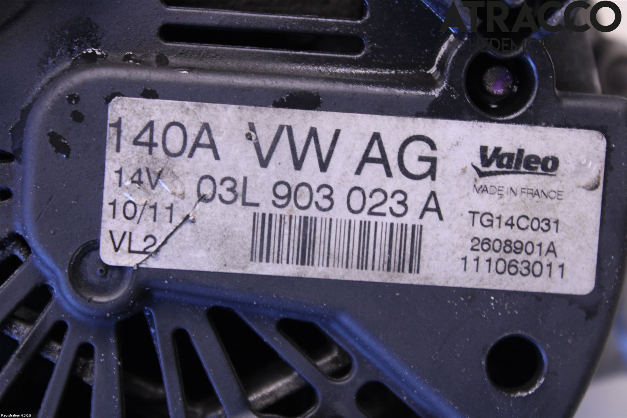 Volkswagen VW GOLF VI 09-13 Dynamo