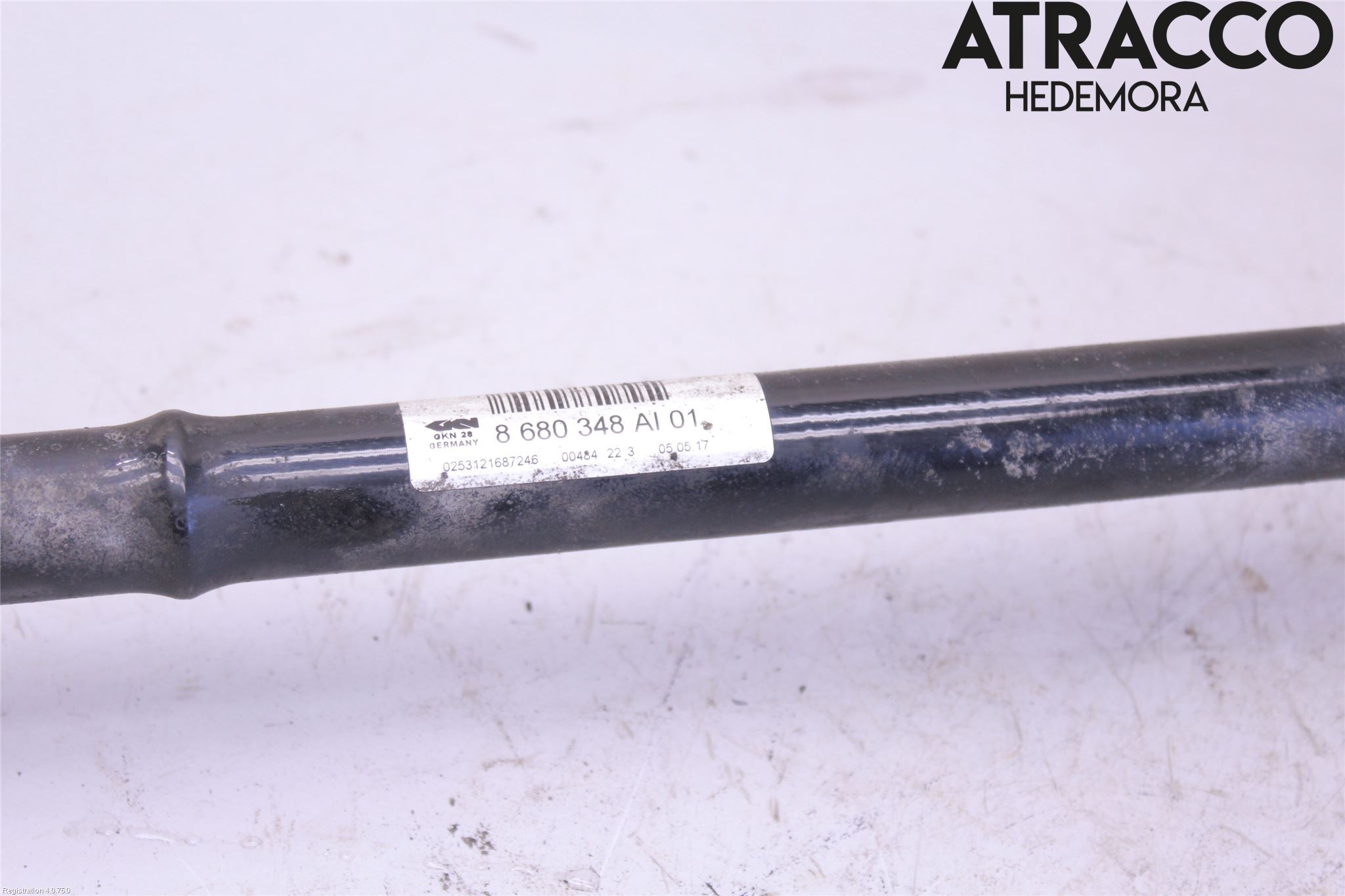 BMW 1 F20/F21 11-19 Drivaksel Bak Kompl Høyre