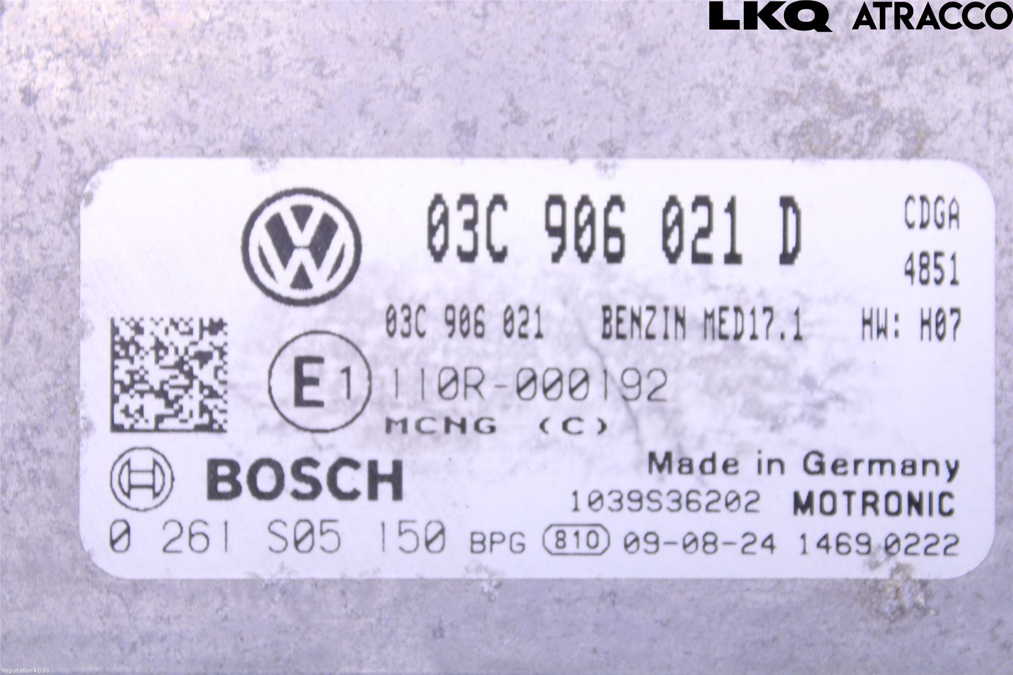 Volkswagen VW TOURAN 03-10 Styreenhet Innsprøytning