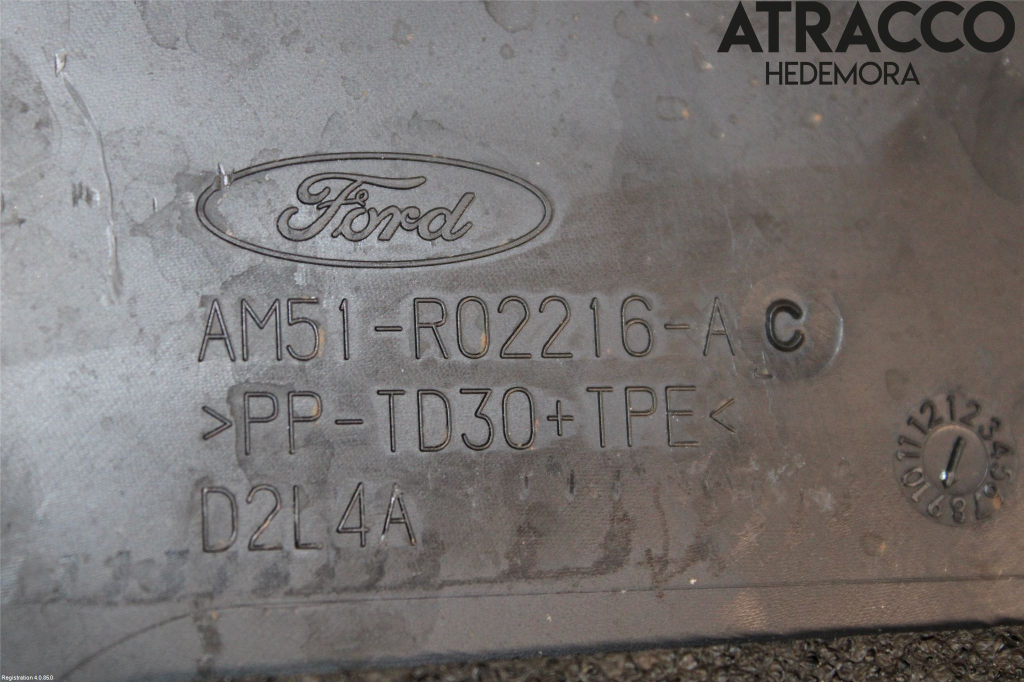 Ford C-MAX II  11-14 Visker Deksel-Grill-Under Frr