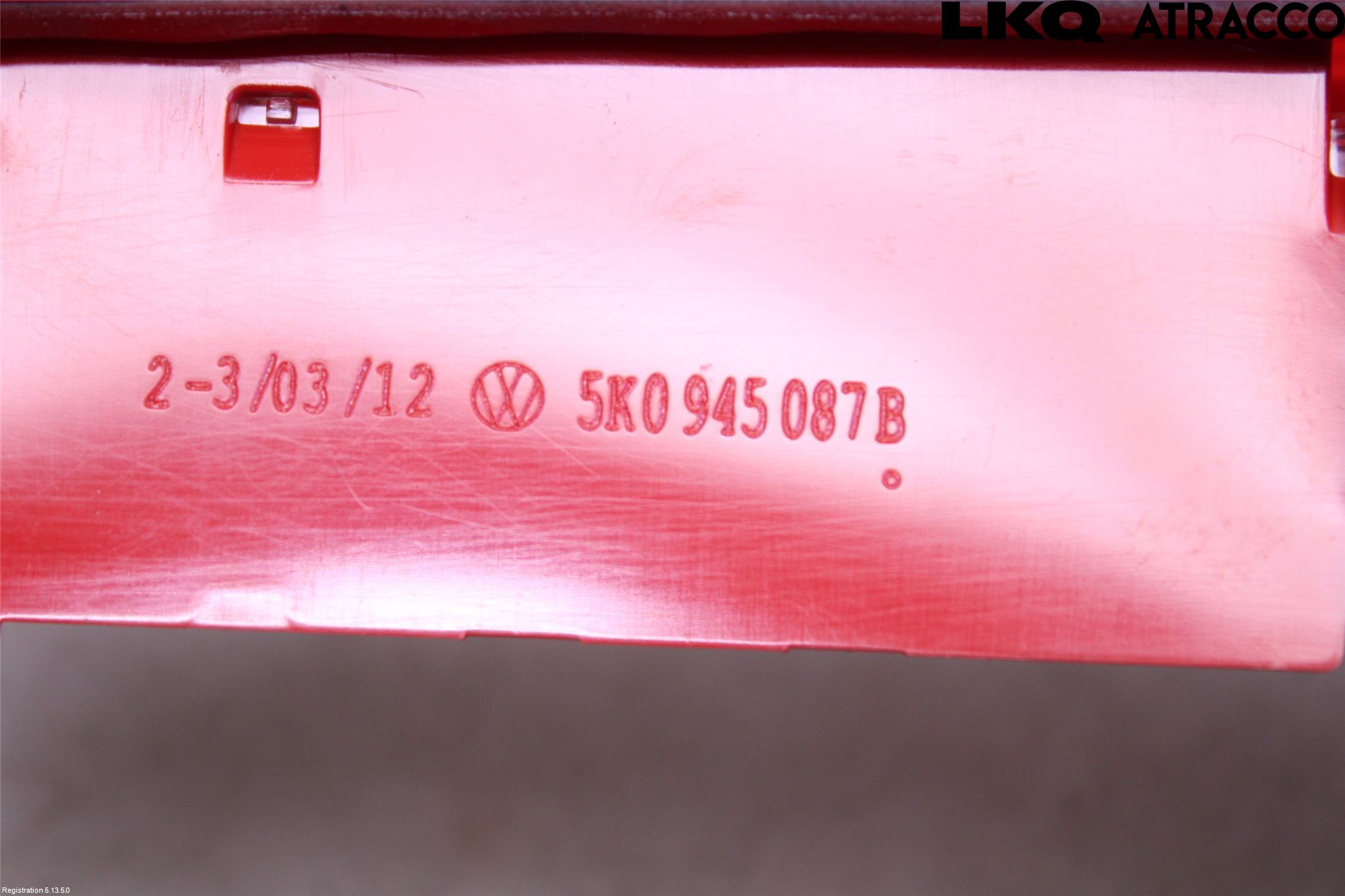 Volkswagen VW POLO 10-17 Bremselys Bakrute