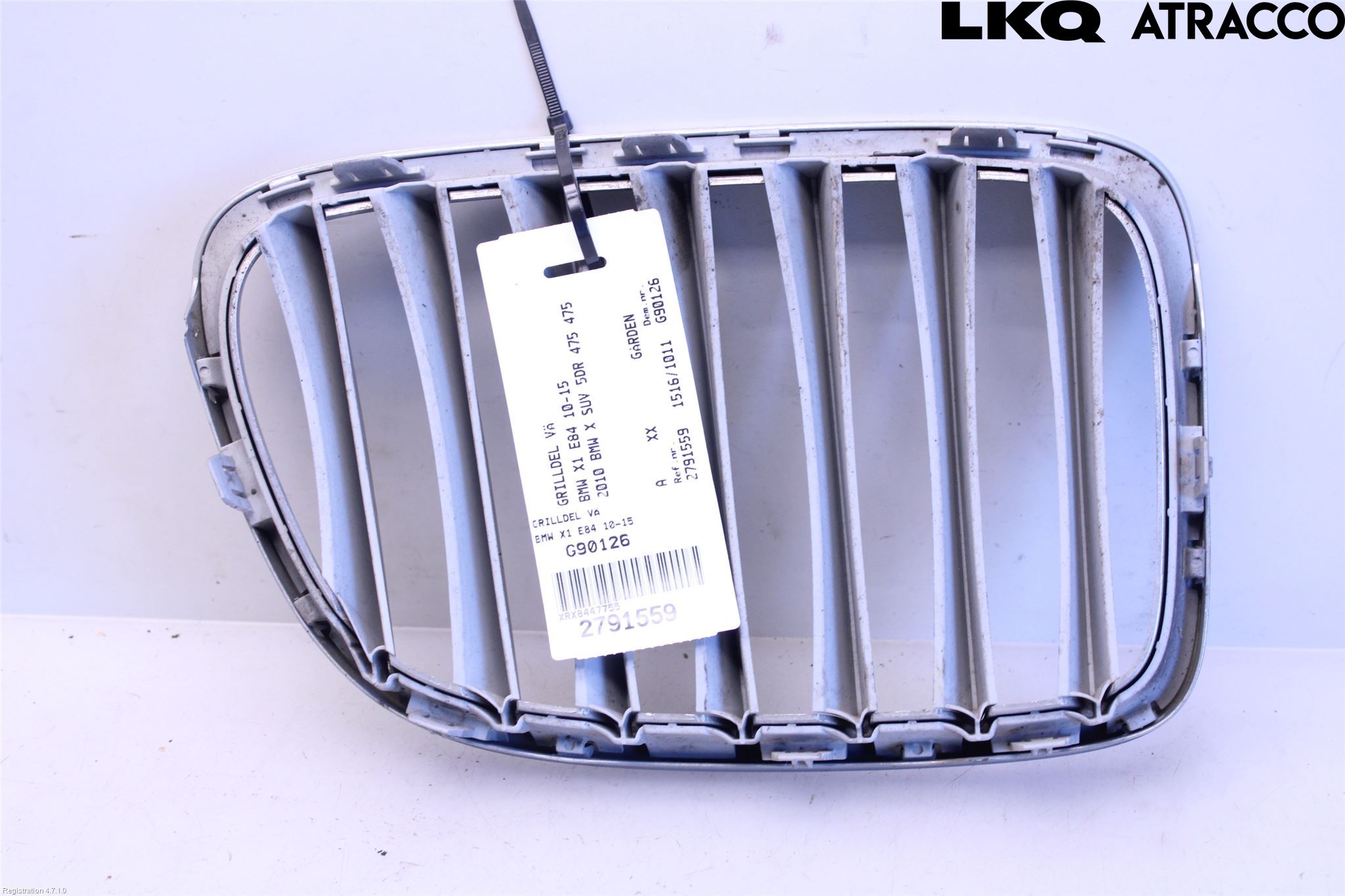 BMW X1 E84 10-15 Grilldel Venstre