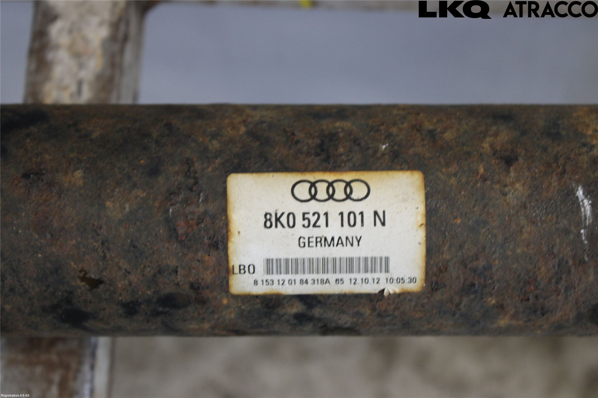Audi A4 12-15 Mellomaksel Kompl