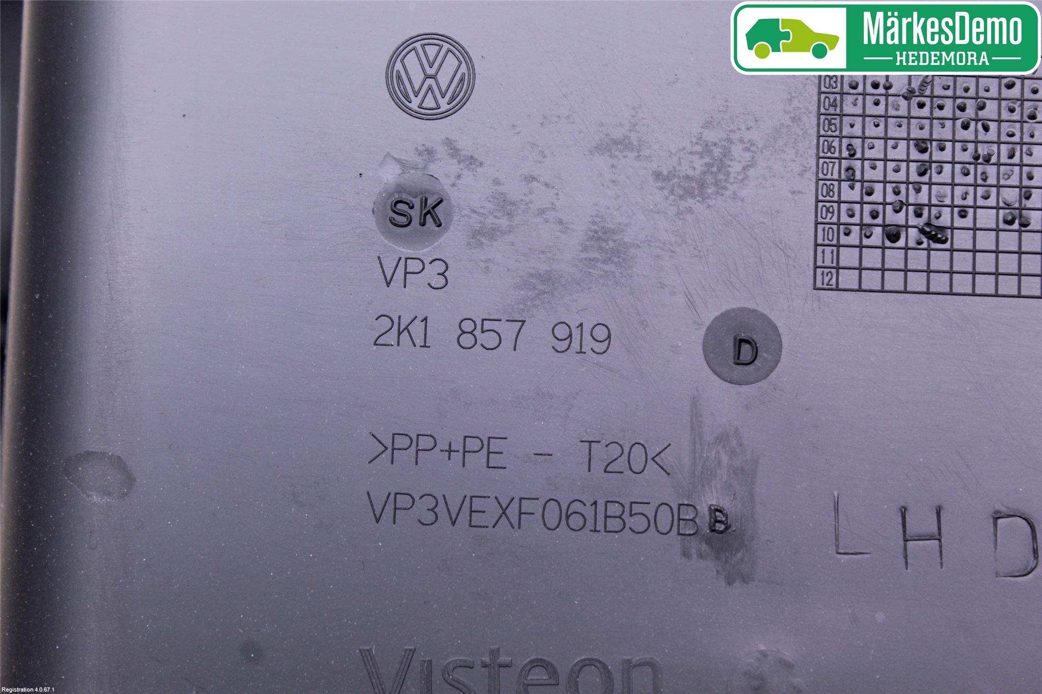 Volkswagen VW CADDY      04-10 Innr Hanskerom