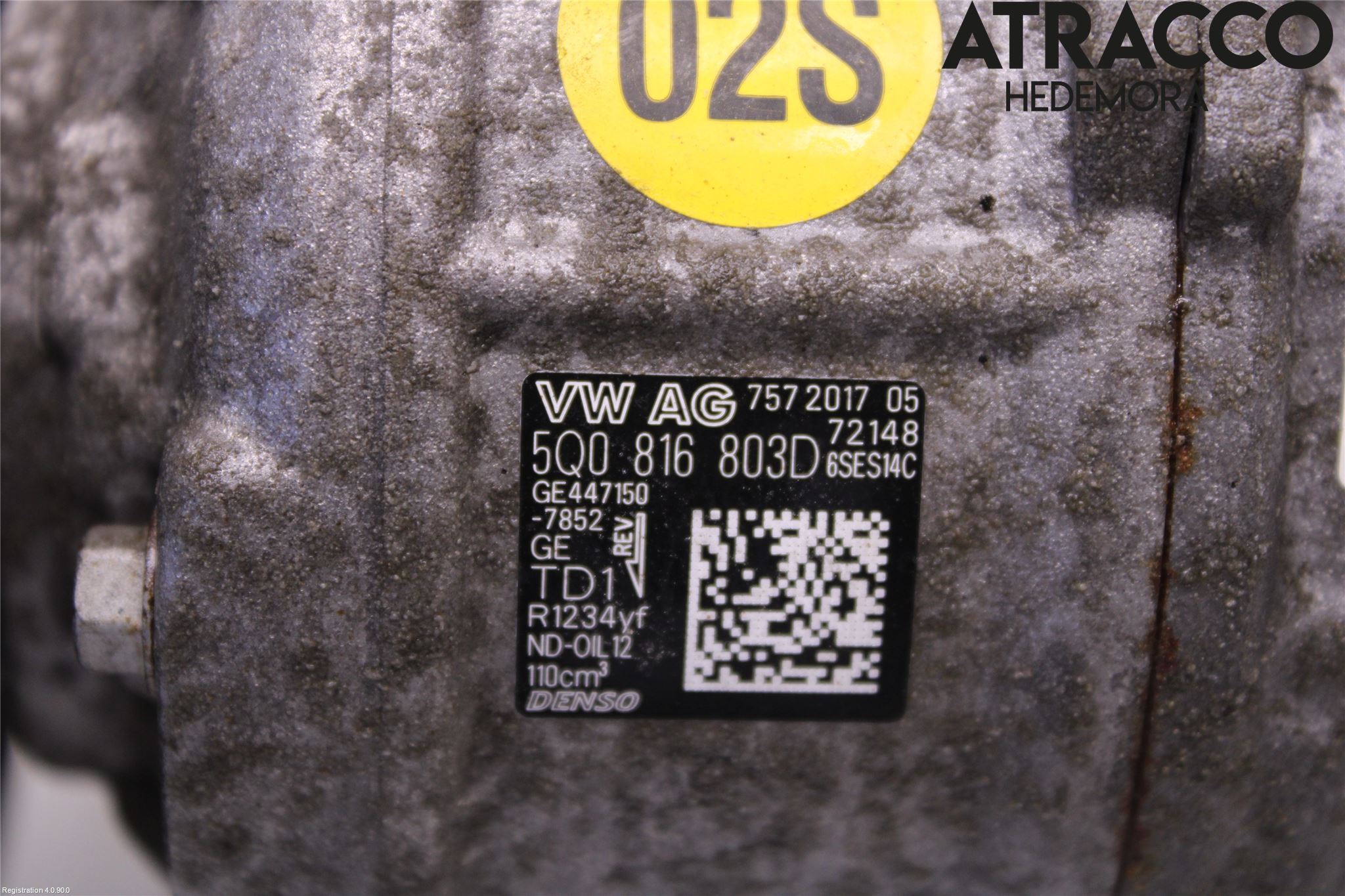 Volkswagen VW PASSAT 15-19 Varme Ac Kompressor