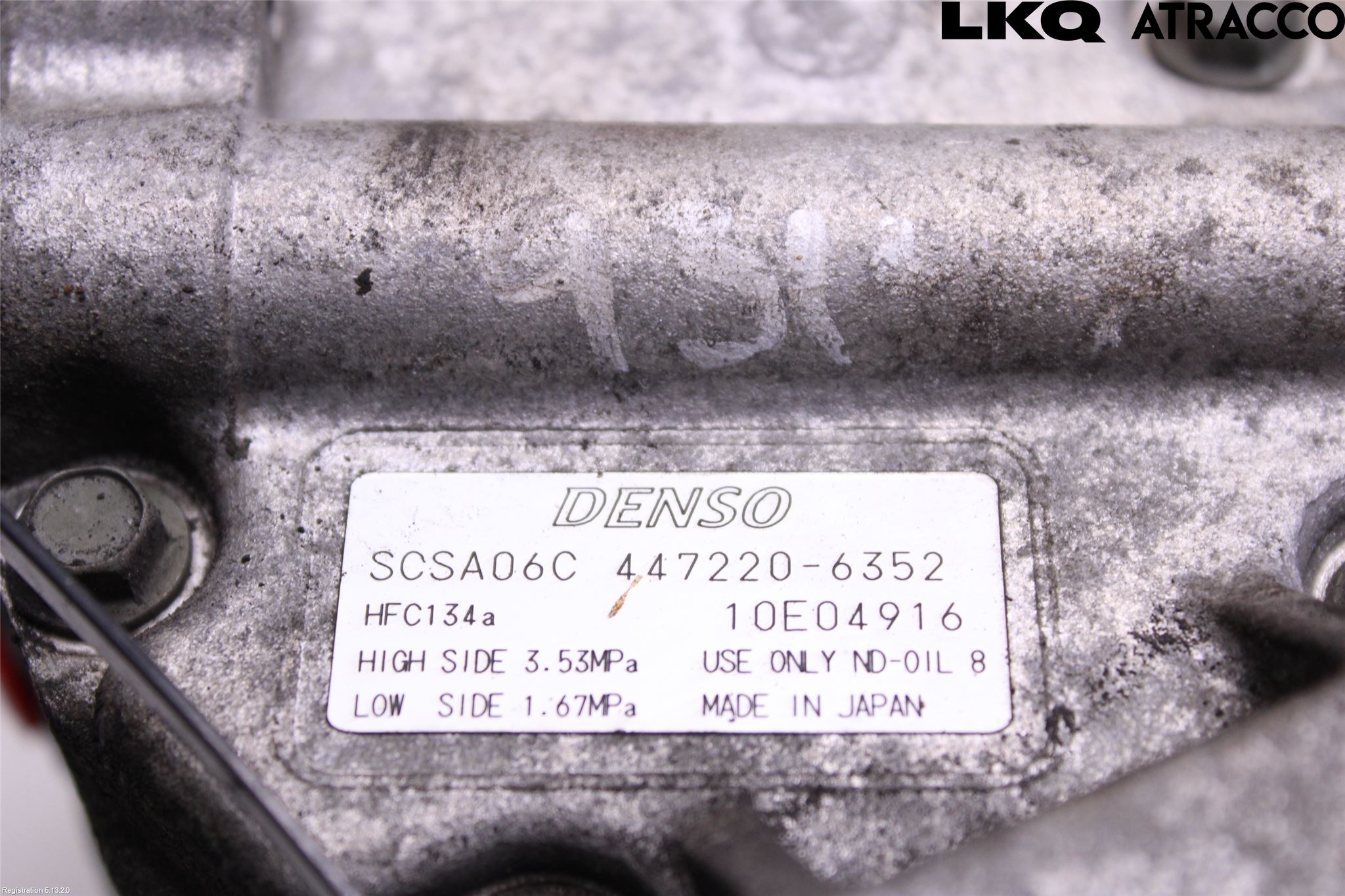 Toyota COROLLA 02-07 Varme Ac Kompressor