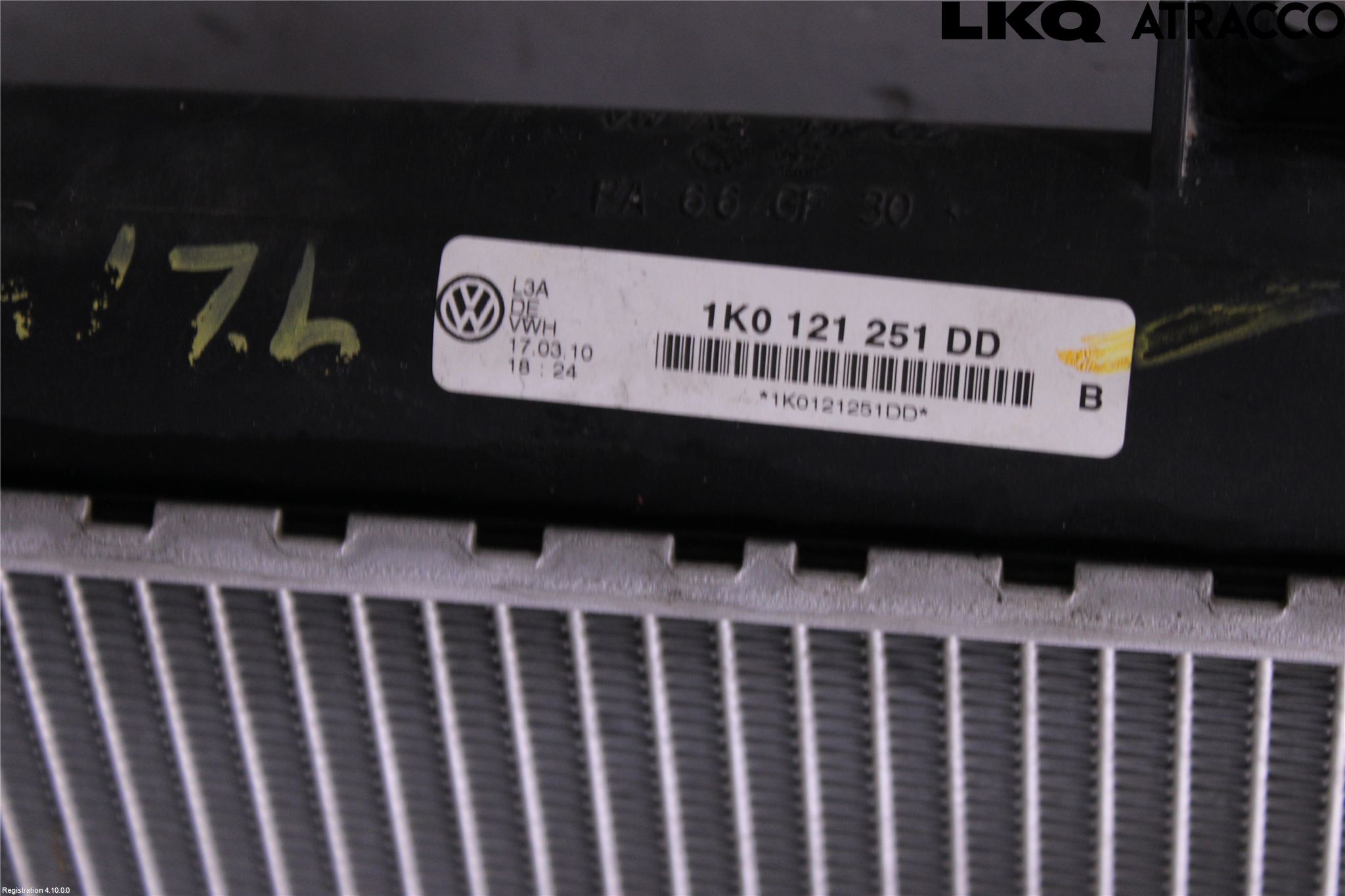 Volkswagen VW GOLF PLUS/CROSS GOLF 04-14 Radiator Automat