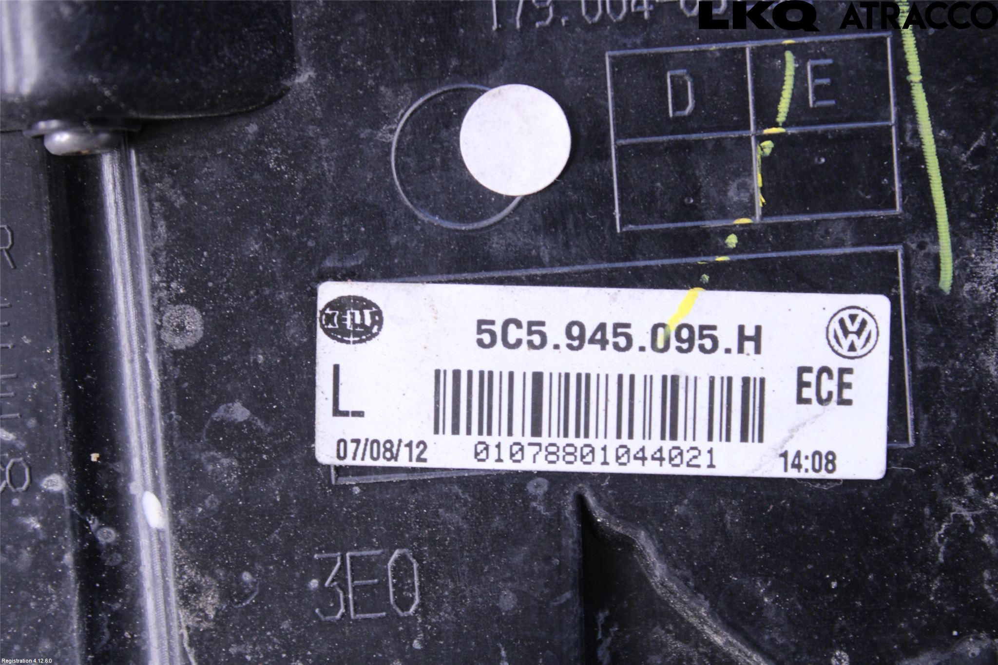 Volkswagen VW BEETLE 12- Baklykt Venstre