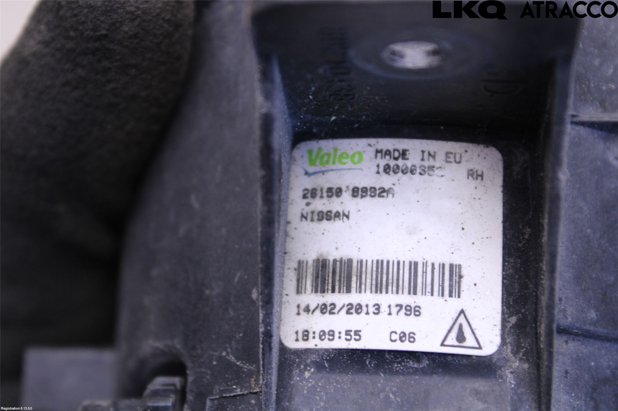 Nissan QASHQAI+2  10-14 Frontlykt-Kurve-Tåkelys