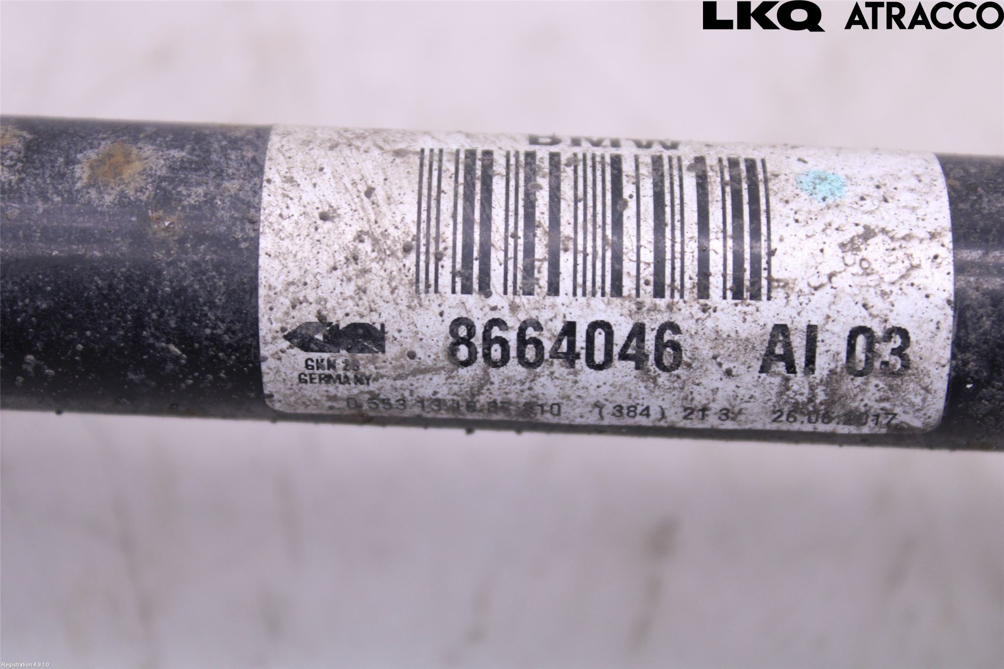 BMW 5 G30/G31/F90 17-23 Drivaksel Bak Kompl Høyre