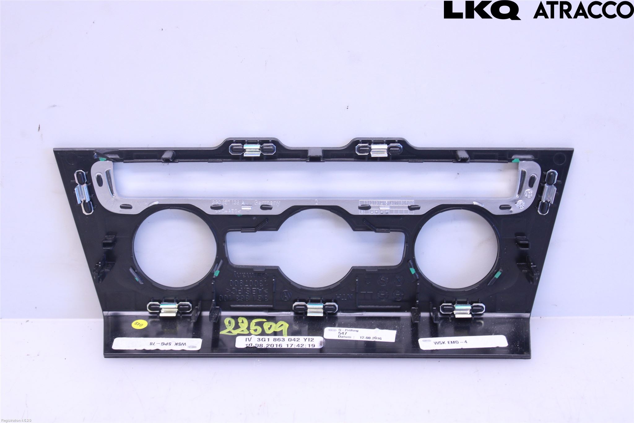 Volkswagen VW PASSAT 15-19 Instrument Ramme