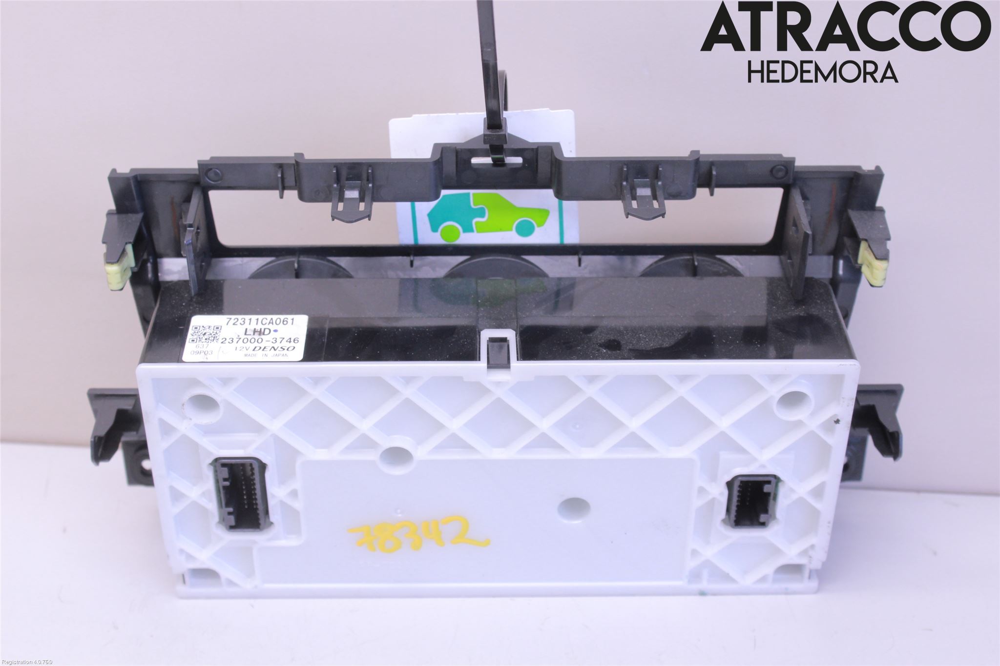 Toyota GT86 12- Varme Ac Betjening-Display