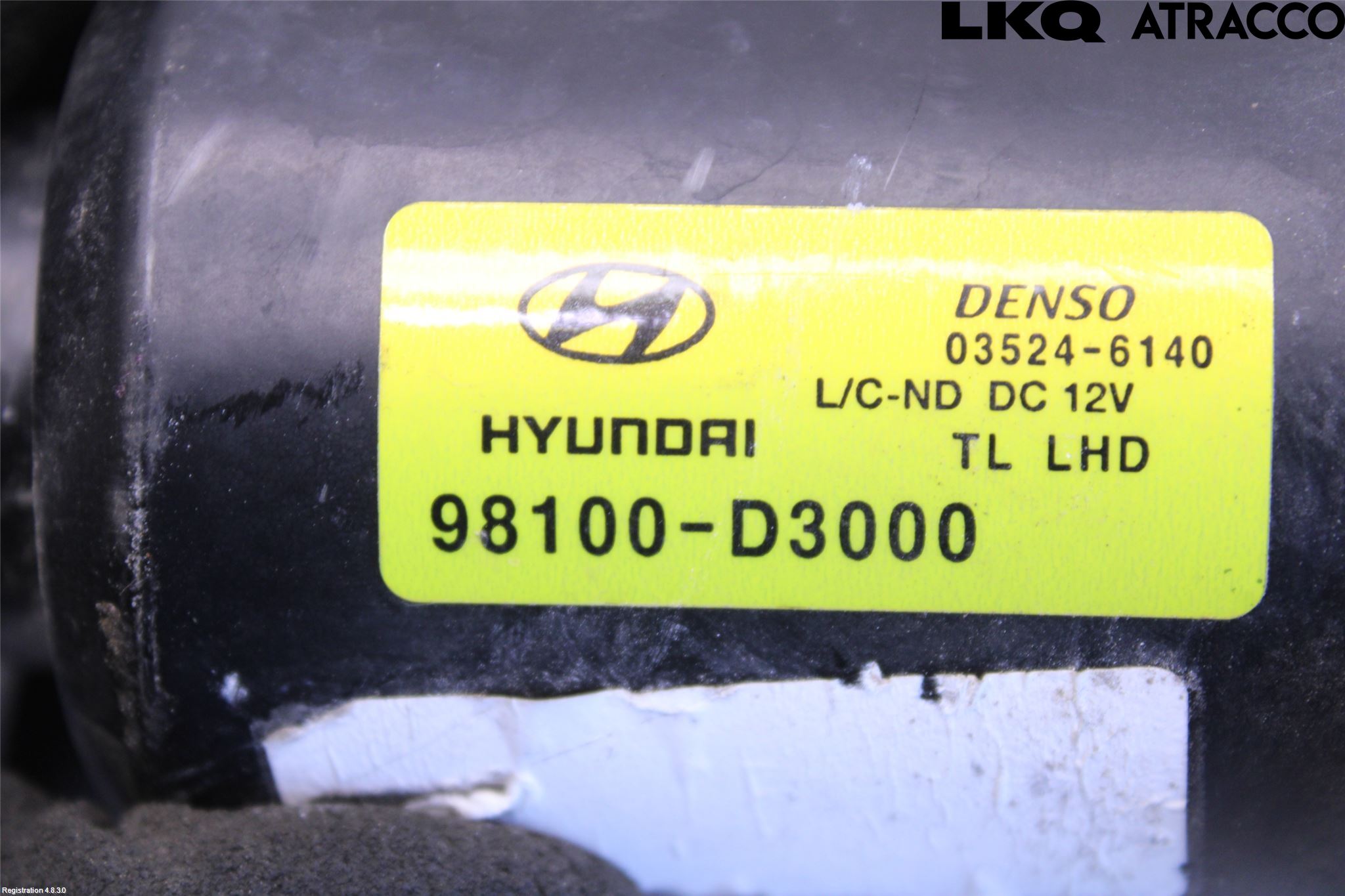 Hyundai TUCSON 05- Viskermotor Frontrute