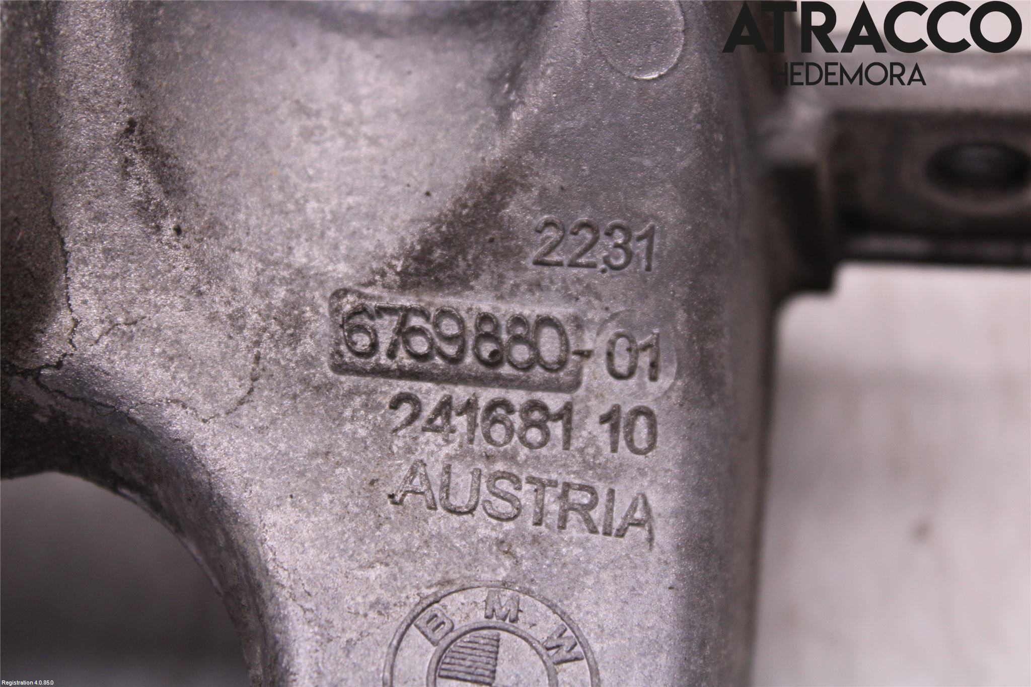 BMW 5 E60/61 Sed/Tou 02-10 Gearkasse Feste Stål-Alu