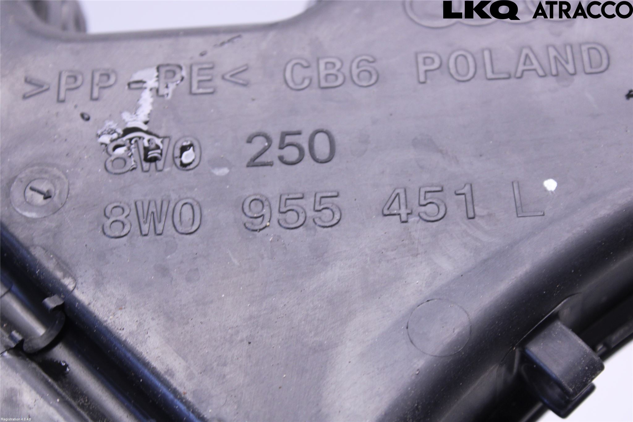 Audi A4/S4 B9 16-19 Spylerbeholder Frontrute