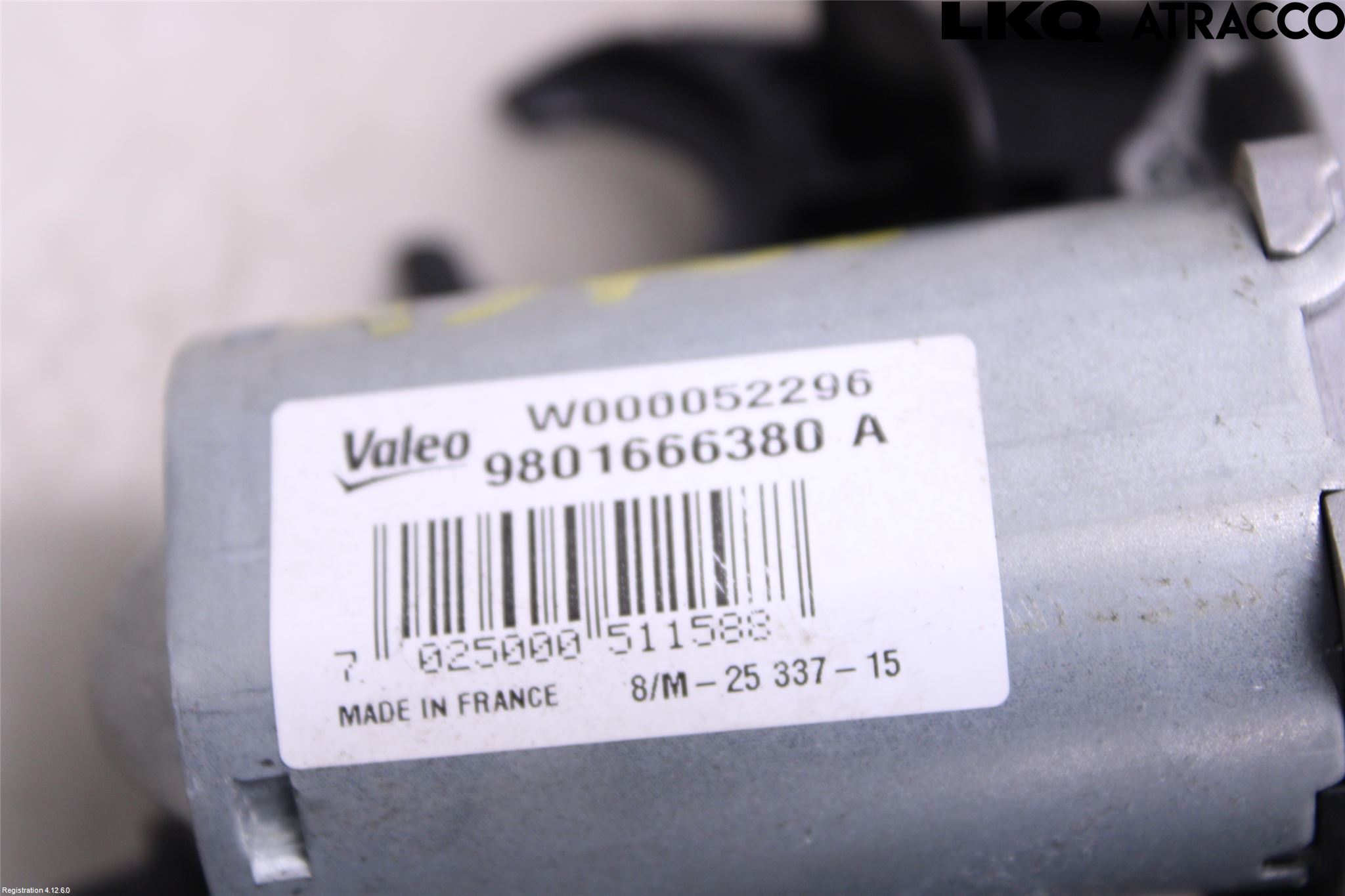 Citroen C4 CACTUS 14-20 Viskermotor Bakluke