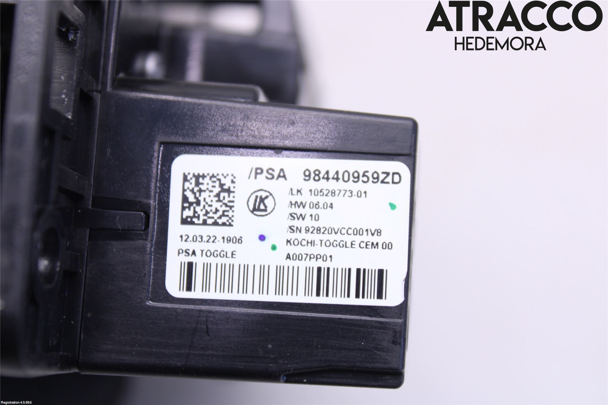 Peugeot 2008/E-2008 20- Bryter Gearkasse