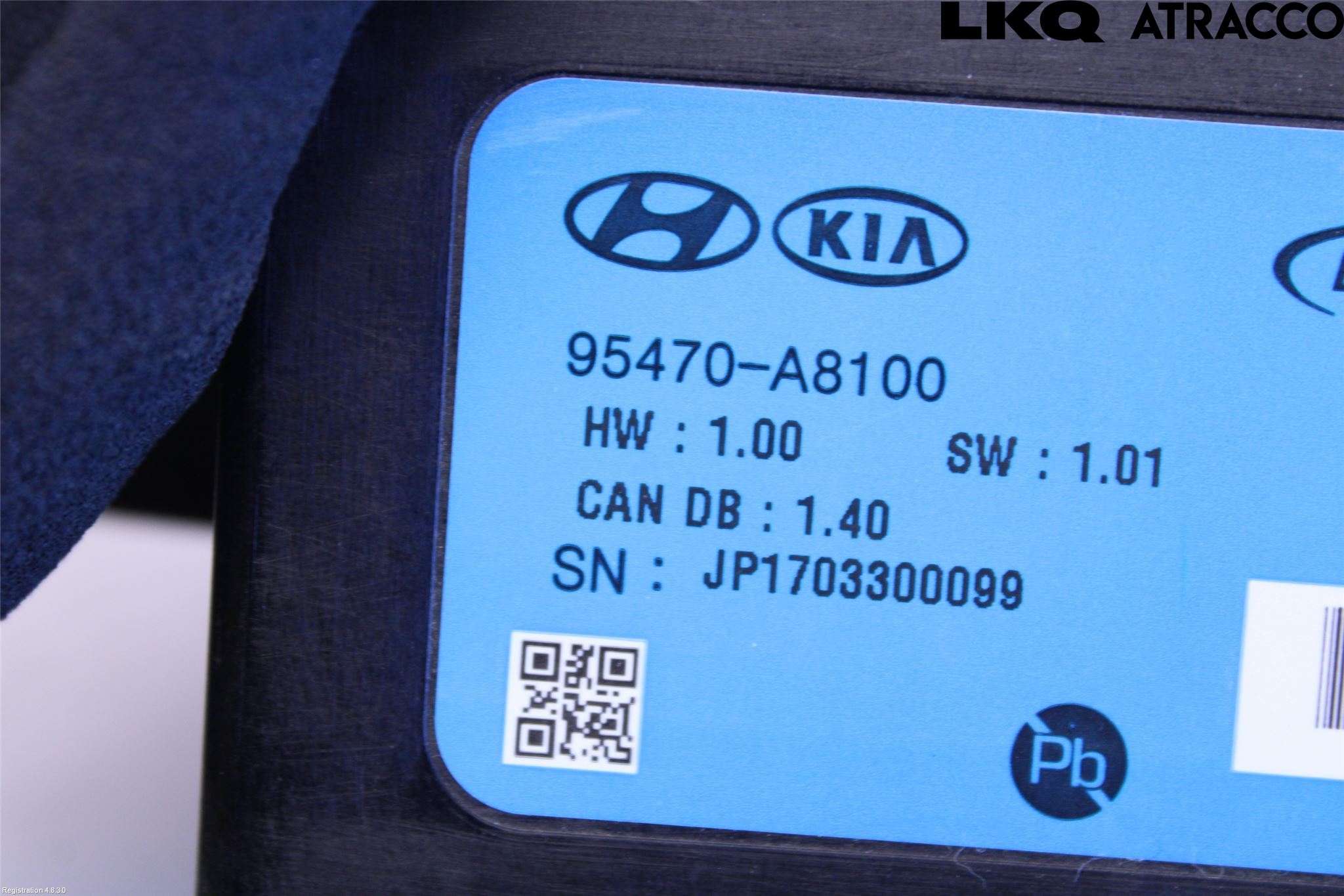 Kia OPTIMA 16-20 Styreenhet Bakluke