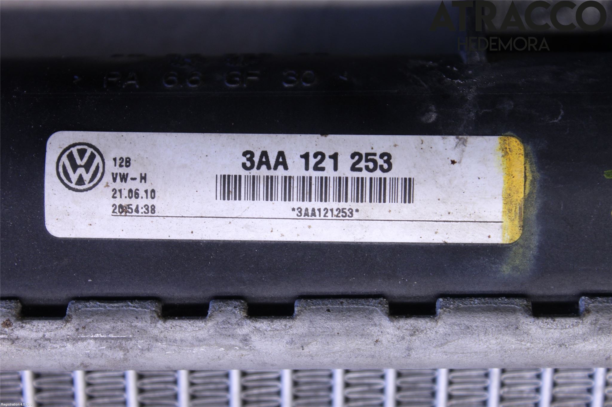 Volkswagen VW PASSAT 05-11 Radiator Manuell