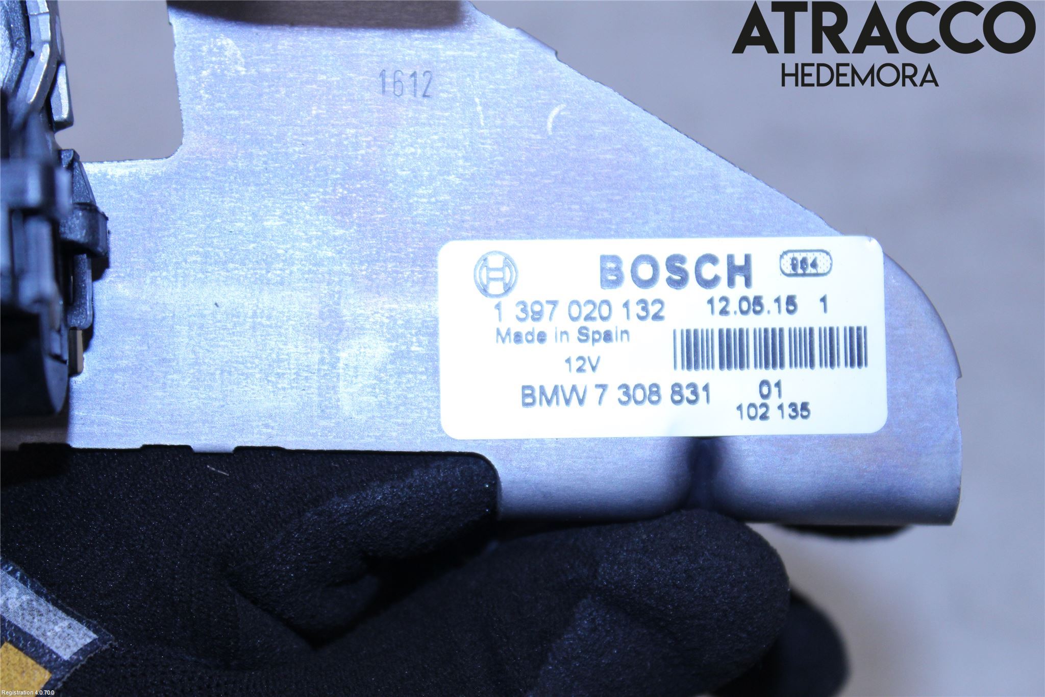 BMW 5 F10/F11/F18 09-17 Bakluke-Lokk Låsekasse