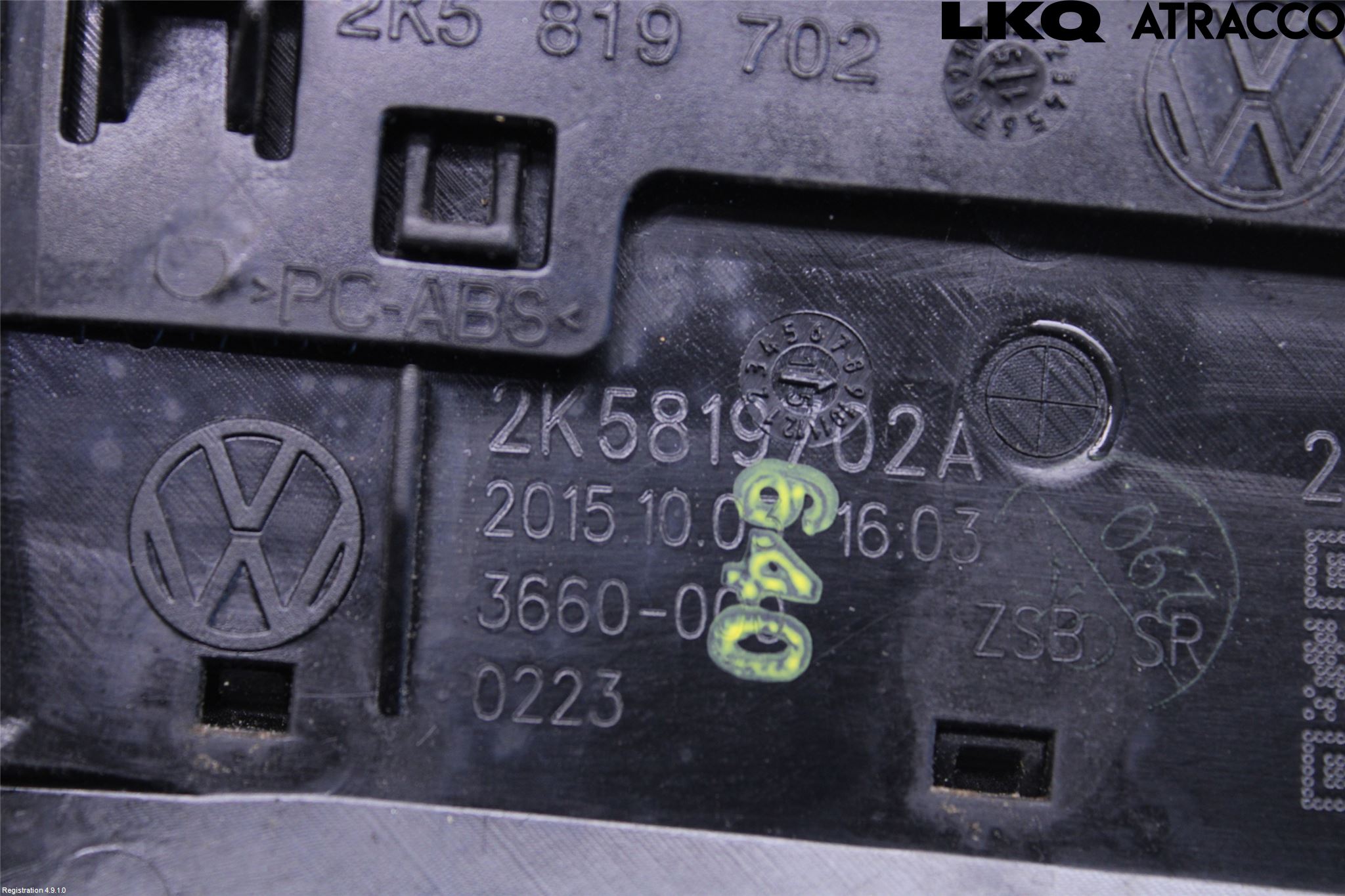 Volkswagen VW CADDY 16-20 Dashbord Kanal - Dyse