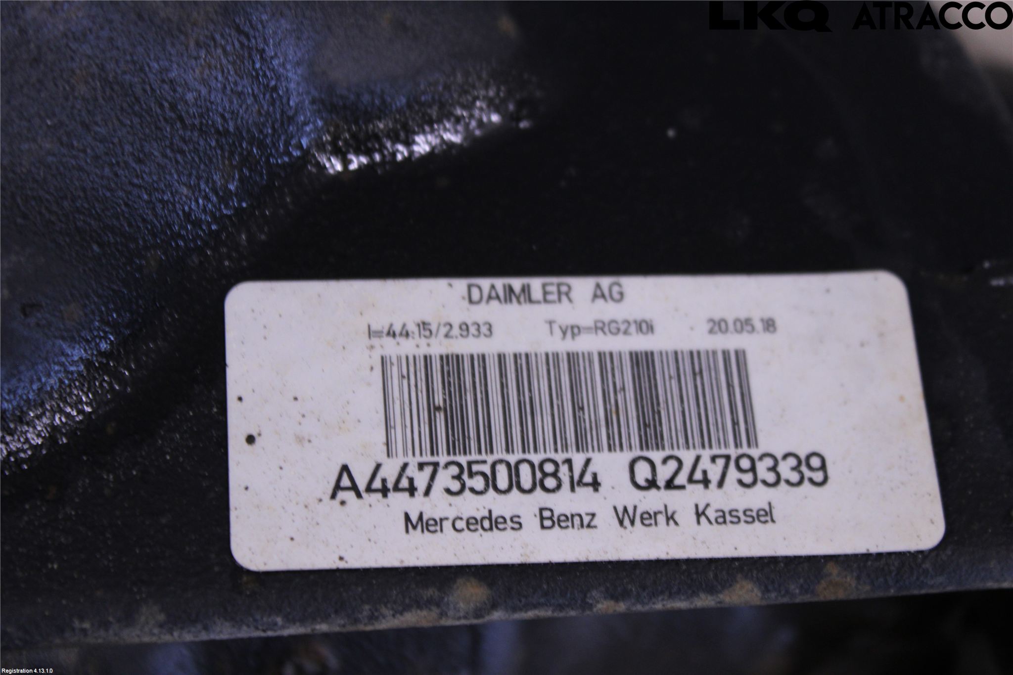 Mercedes-Benz MB VITO/V-KLASS (W640,W447,W448) 14- Bakaksel Kardang Bak -Diff