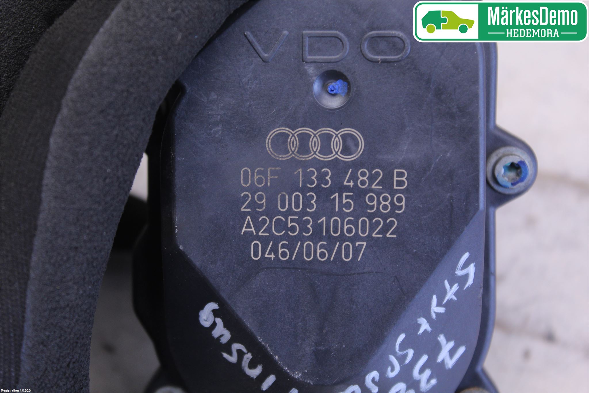 Audi A6/S6     05-11 Inj Virvelspjäll Ställmotor