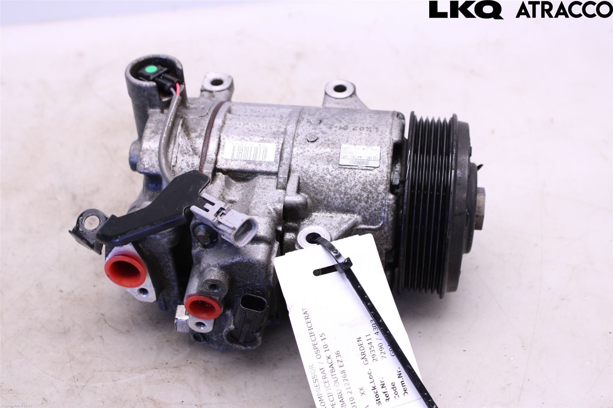 Subaru OUTBACK 10-15 Varme Ac Kompressor