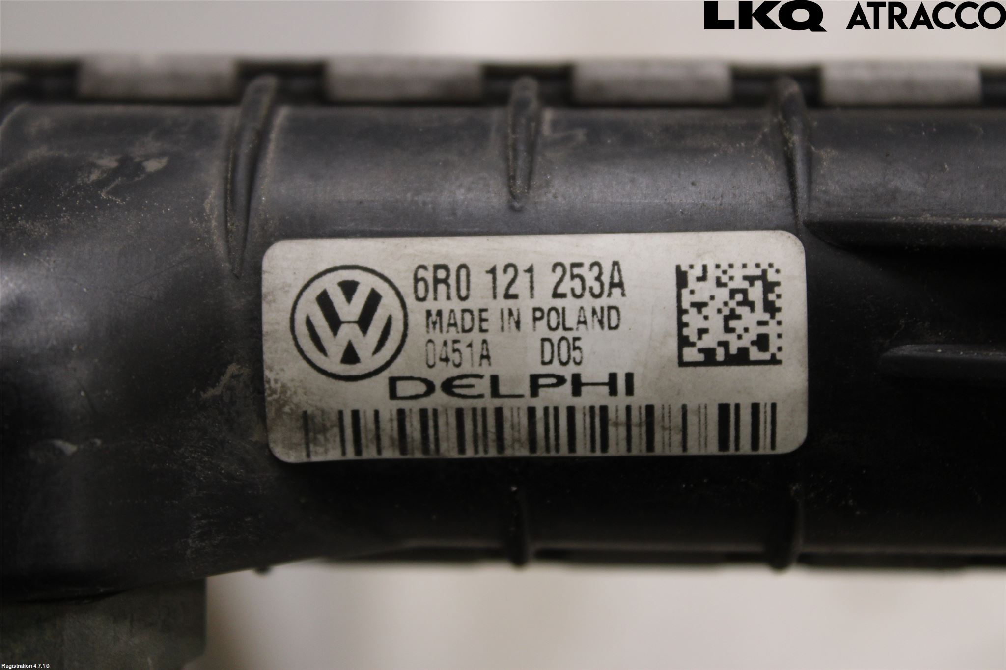 Volkswagen VW POLO 10-17 Radiator Manuell