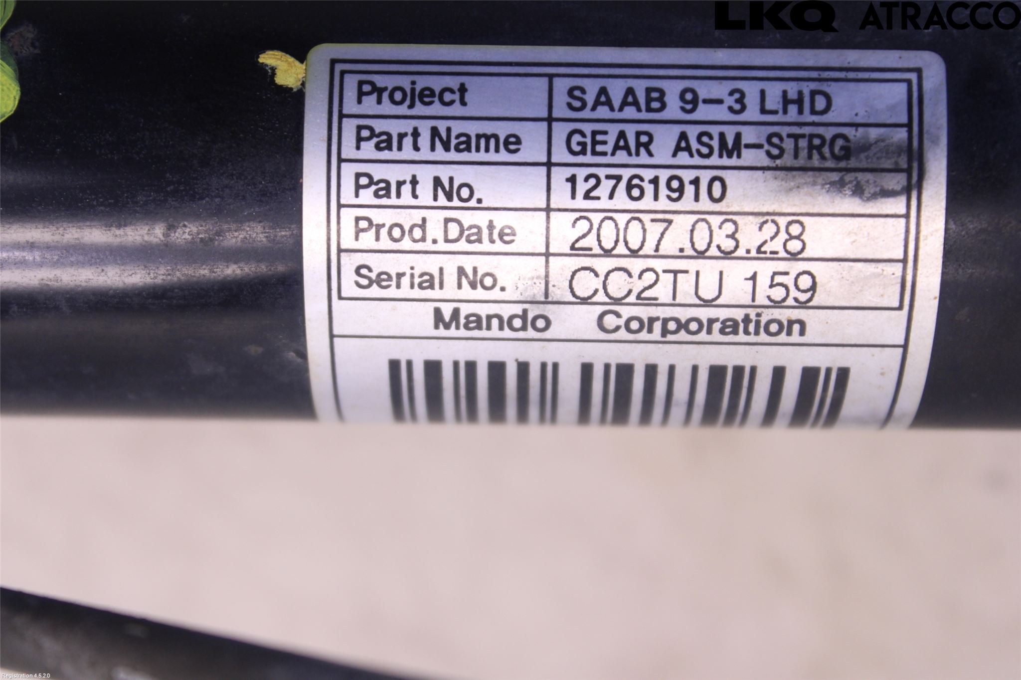 Cadillac BLS Servo Snekke - Tannstang