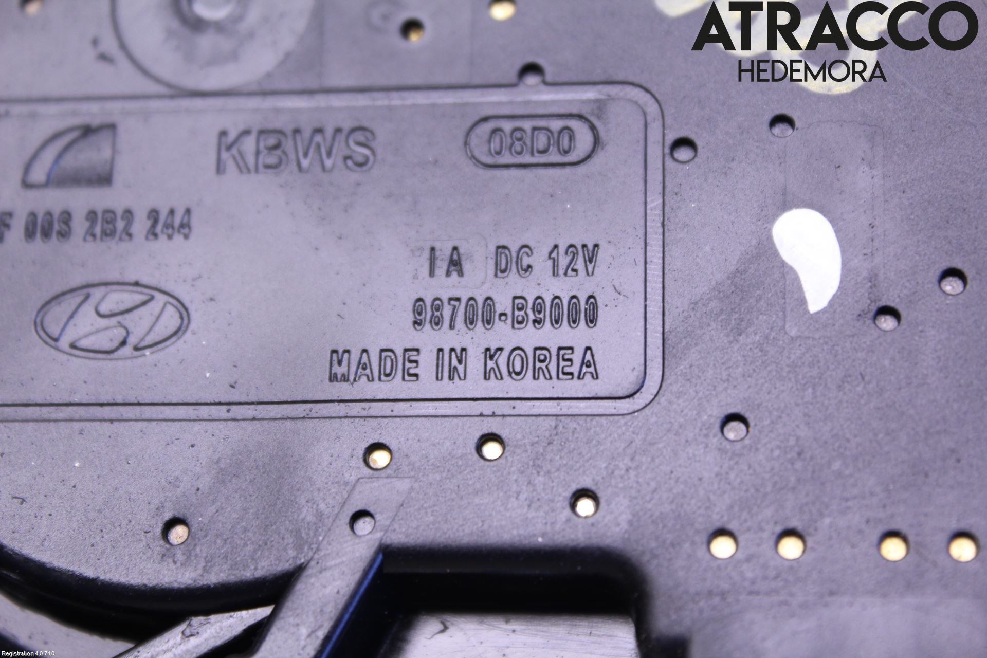 Hyundai i10 BA 14-16 Viskermotor Bakluke