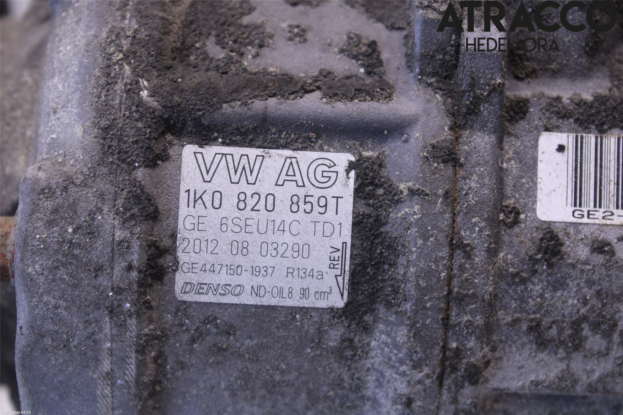 Volkswagen VW PASSAT 11-14 Varme Ac Kompressor