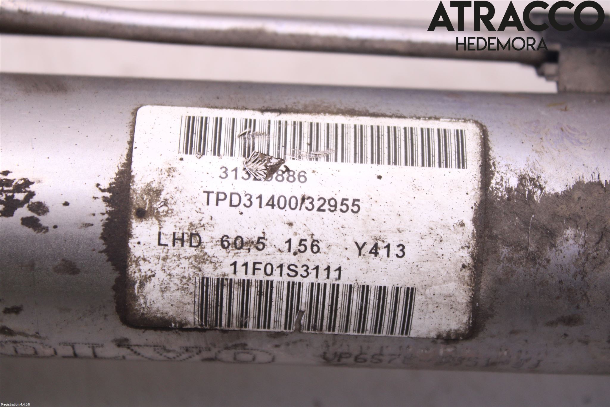 Volvo XC60 09-13 Servo Snekke - Tannstang