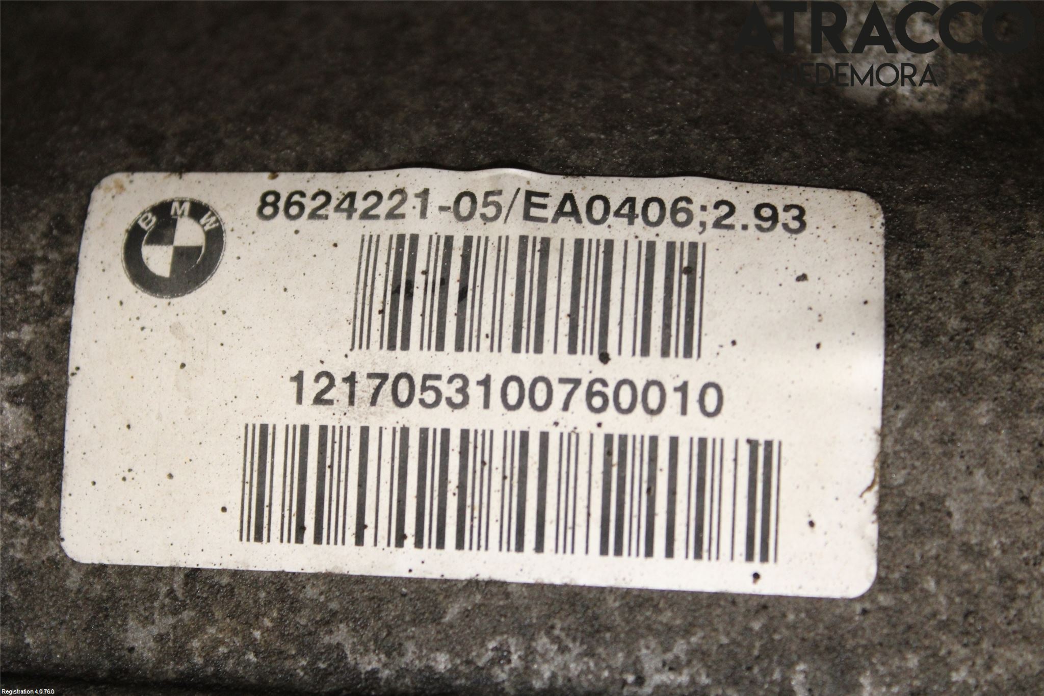 BMW 5 G30/G31/F90 17-23 Bakaksel Kardang Bak -Diff