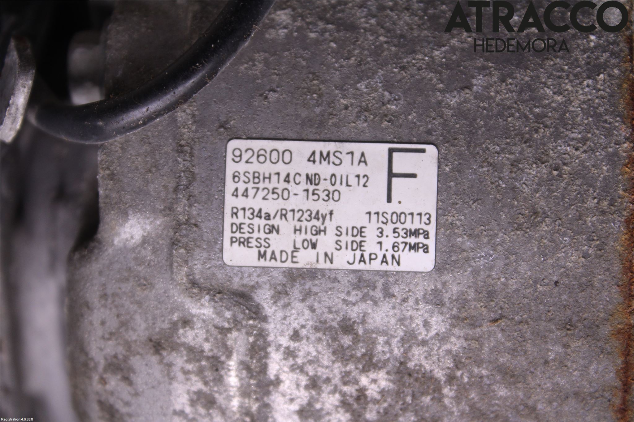 Nissan X-TRAIL 14-21 Varme Ac Kompressor