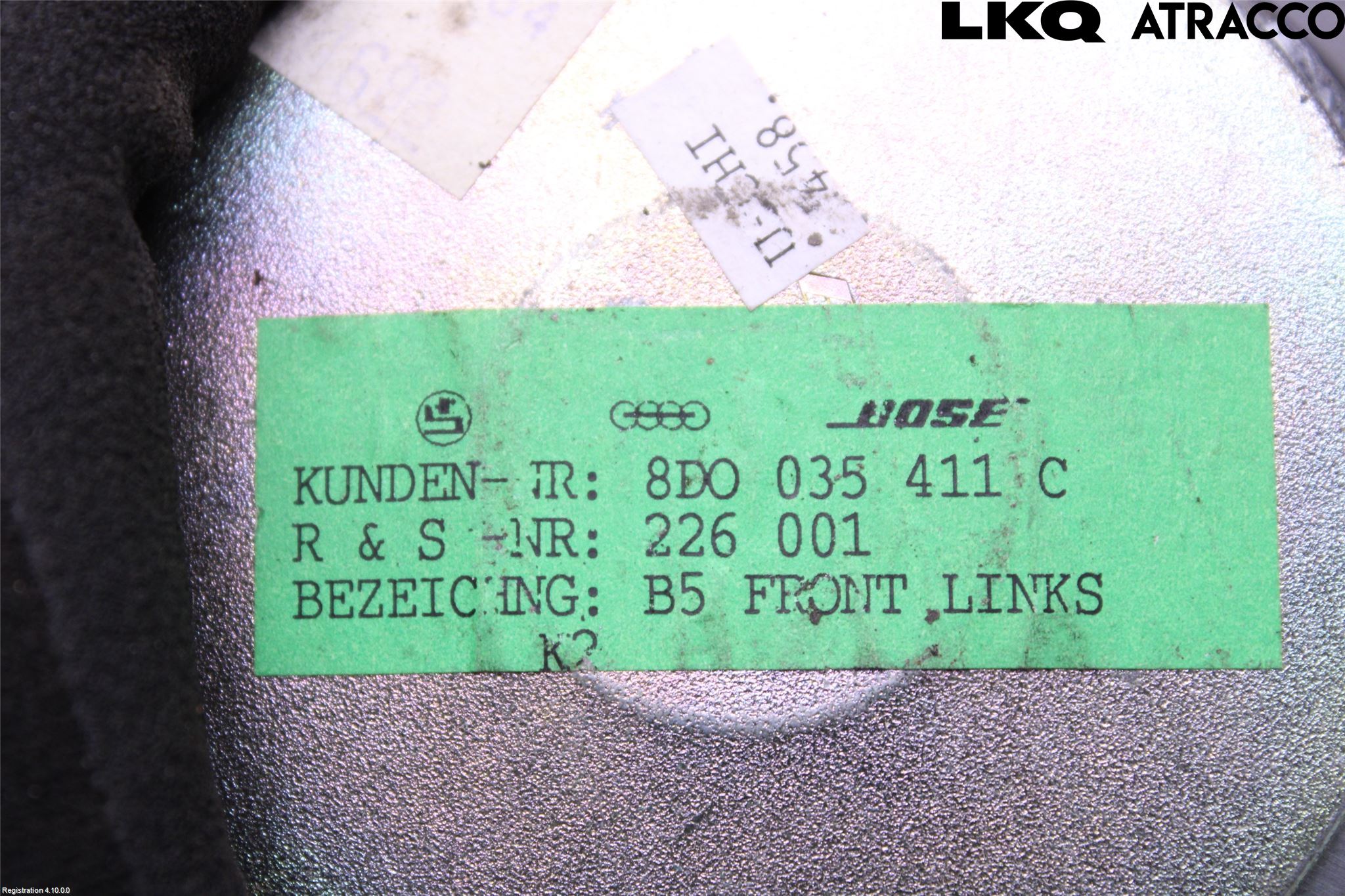 Audi A4/S4 94-99 Innr Høyttaler