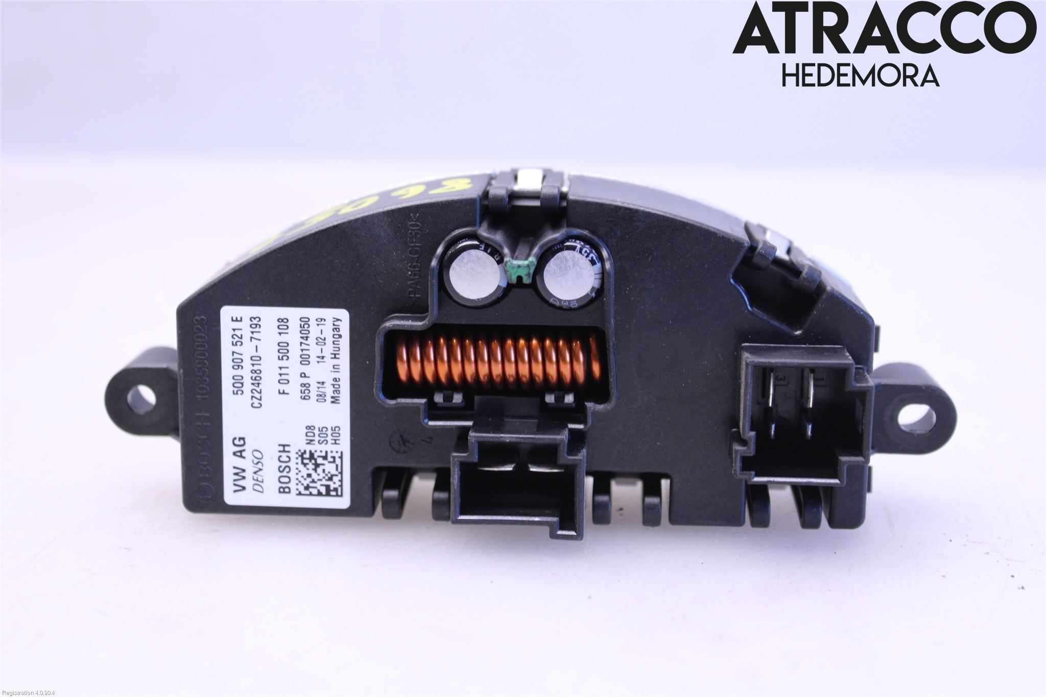 Volkswagen VW GOLF / E-GOLF VII 13-20 Varmeapparat Viftemotstand