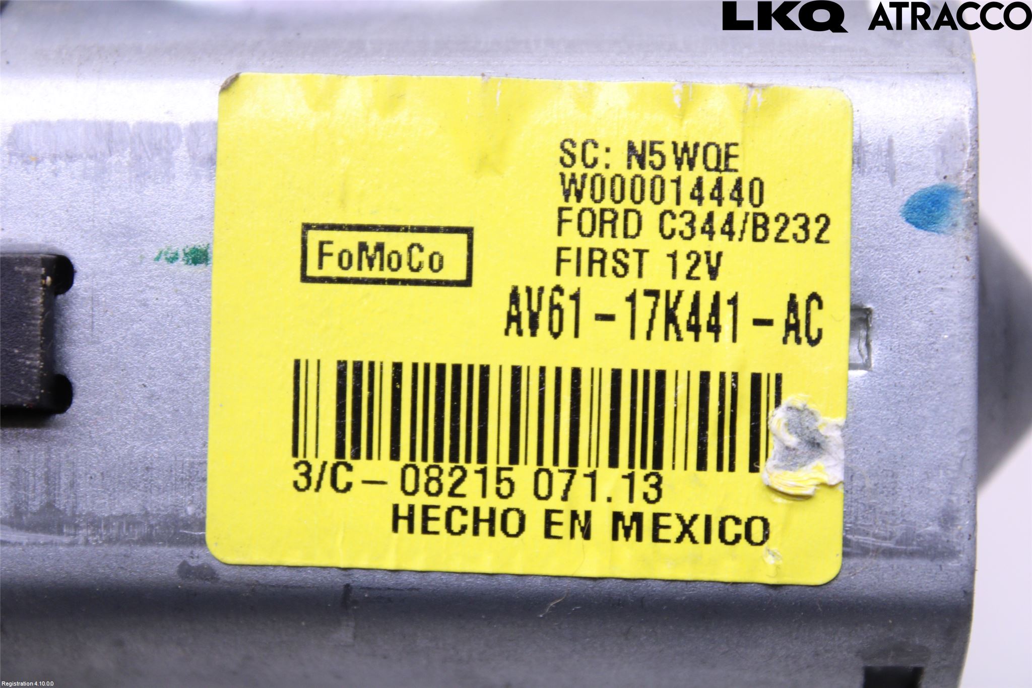 Ford GRAND C-MAX  11-14 Viskermotor Bakluke
