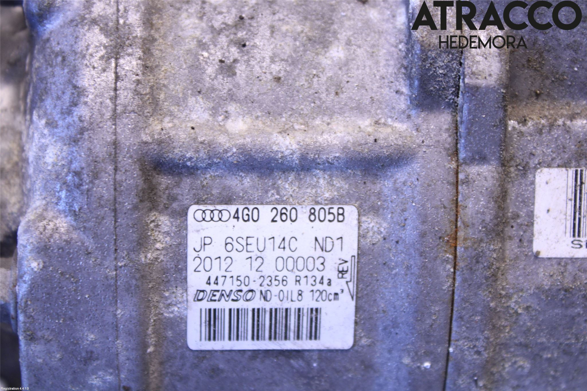 Audi A6/S6 4G 11-18 Varme Ac Kompressor