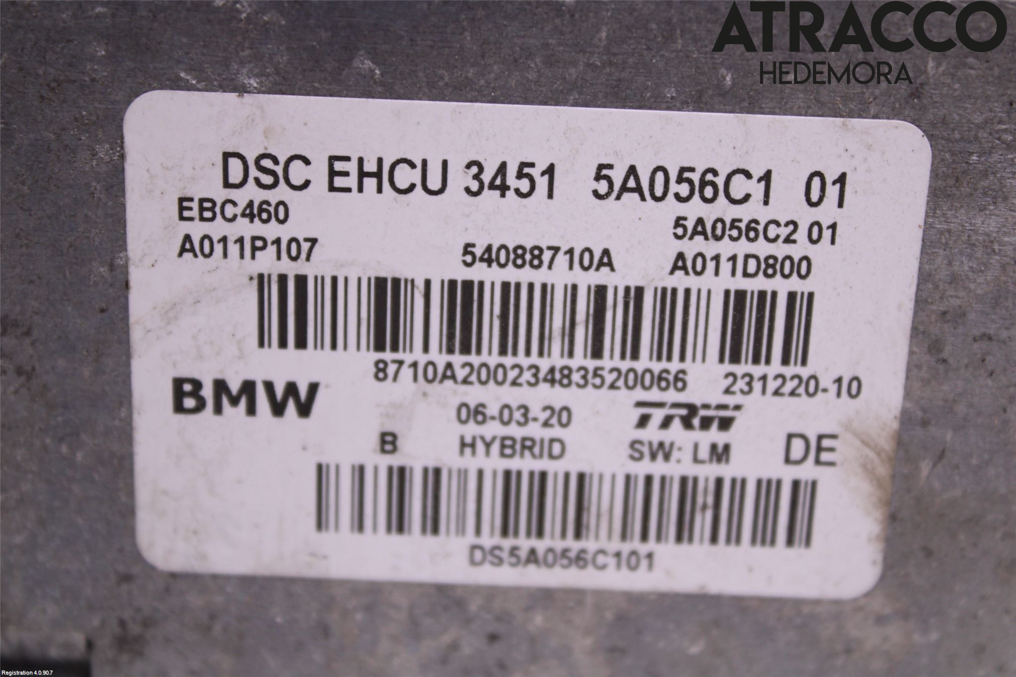 BMW 5 G30/G31/F90 17-23 Abs Hydraulikkaggregat