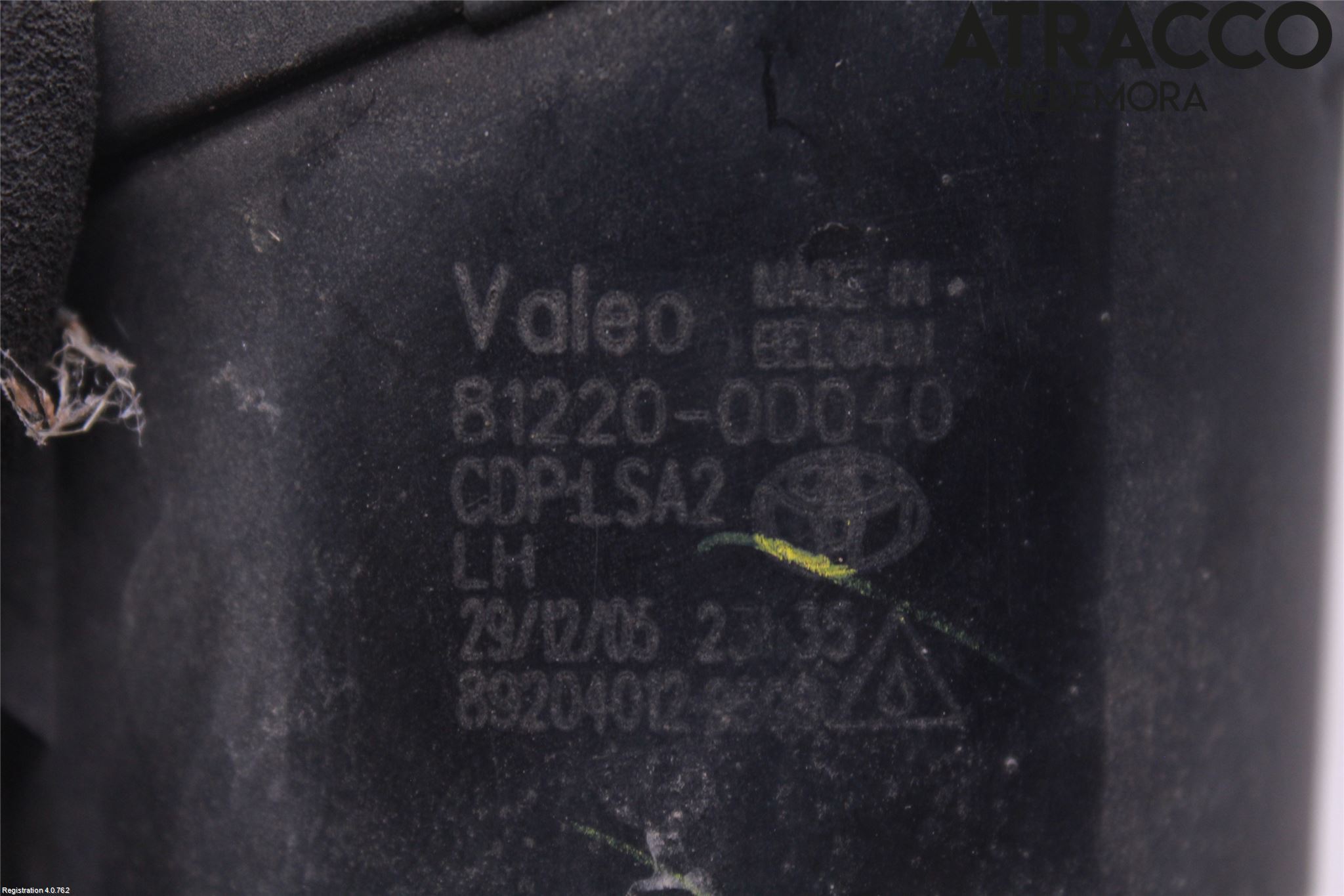 Toyota RAV 4 06-12 Frontlykt-Kurve-Tåkelys