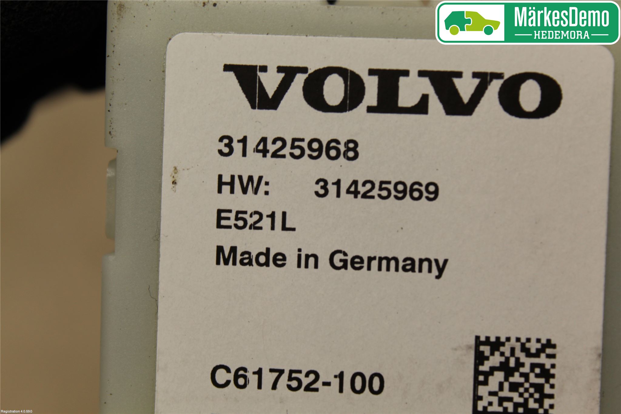 Volvo XC60 14-17 Styreenhet Bakluke