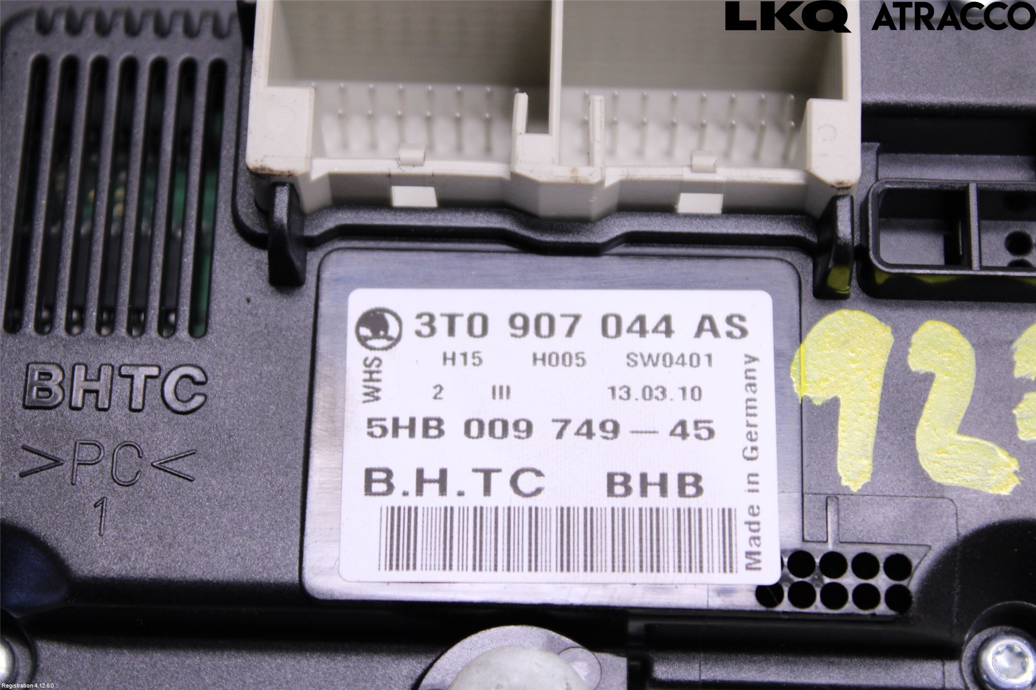 Skoda OCTAVIA (1Z) 05-13 Varme Ac Betjening-Display
