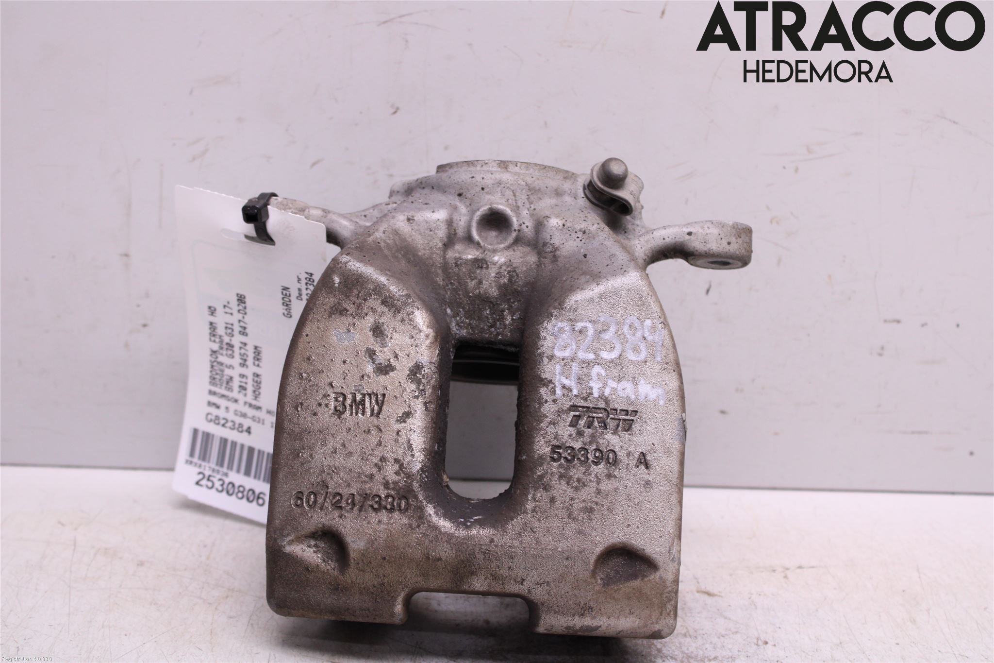 BMW 5 G30/G31/F90 17-23 Bremsecaliper Foran Høyre